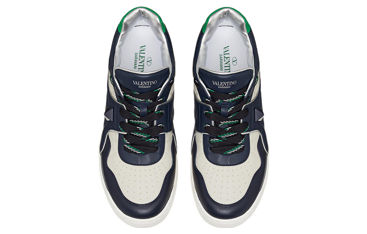 Shop Valentino One Stud Rendah 'Biru Putih Hijau' 1Y2S0E71QEE6SJ