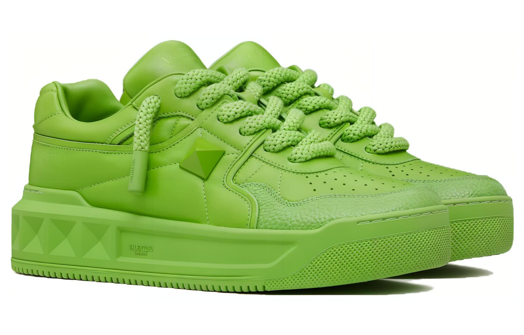 Valentino One Stud Low 'Green' 圖 2