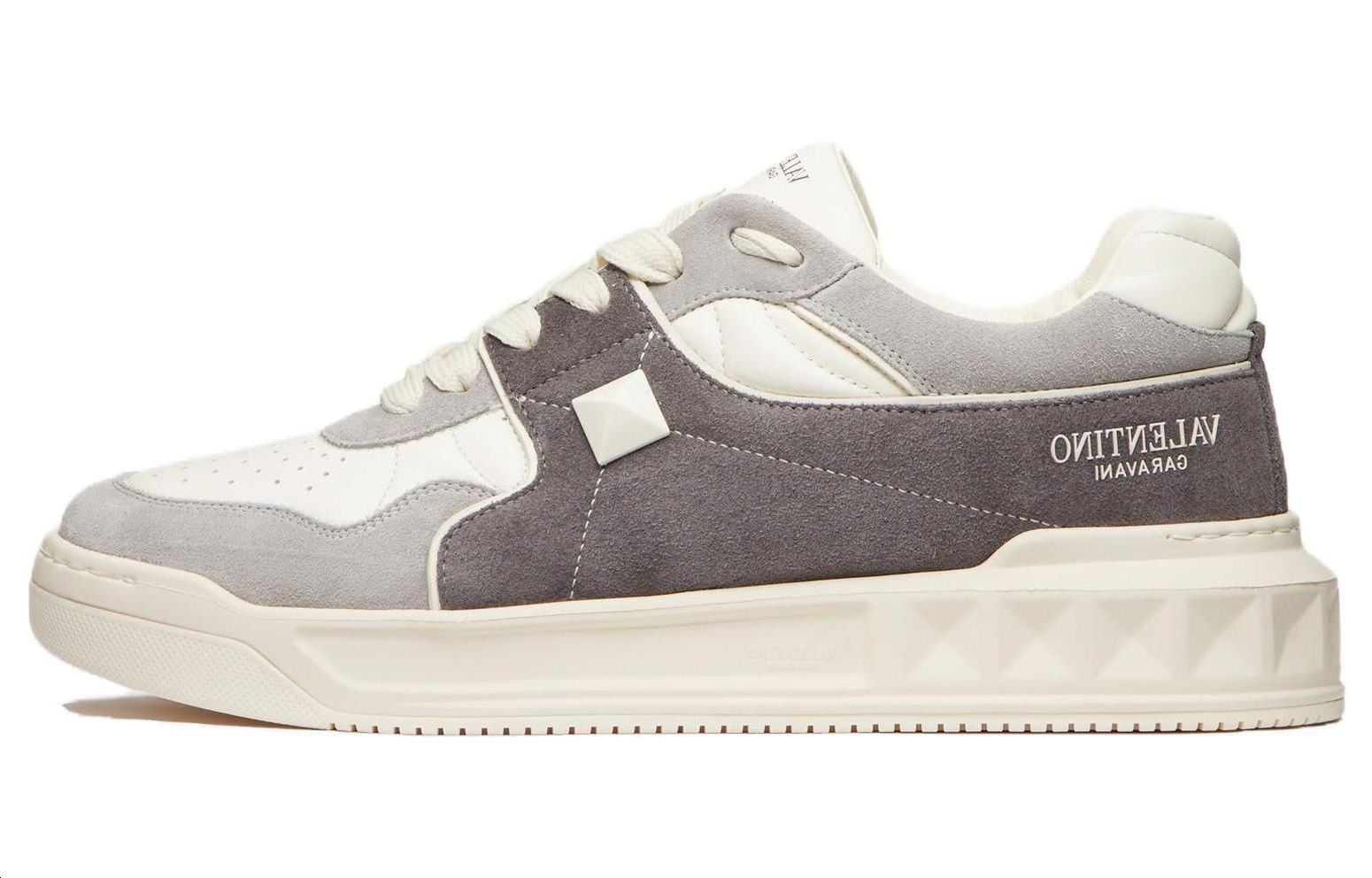 Valentino One Stud Low 'Grey White' 3Y2S0E71MLRMKU
