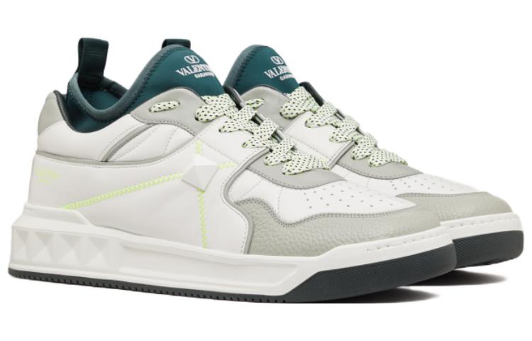 Valentino One Stud Low 'Grey White' 圖 2