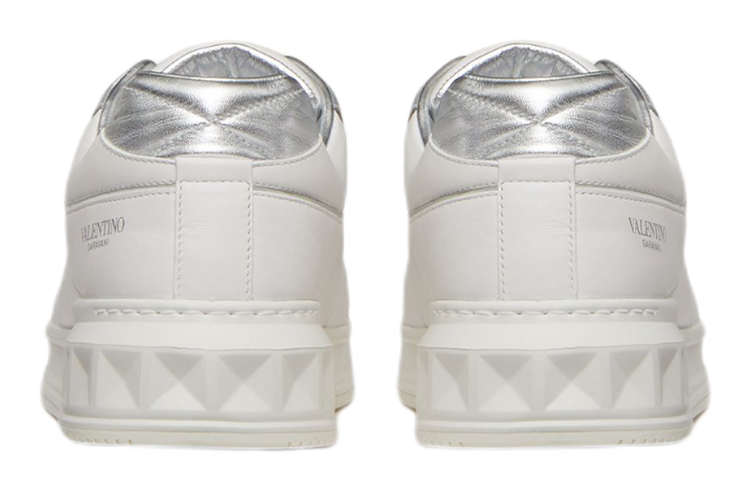 Valentino One Stud Low 'Metallic Silver' 圖 4