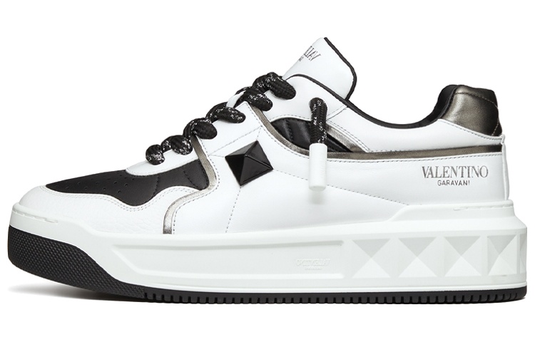 Valentino One Stud Low 'White Black' 2Y2S0G37WRI6S0