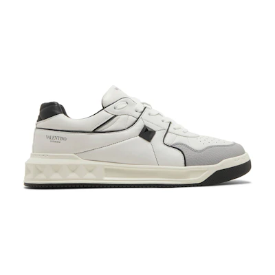 Valentino One Stud Low 'White Black'