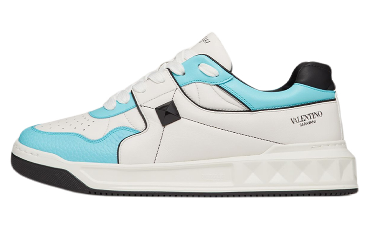 Valentino One Stud Low 'White Blue'