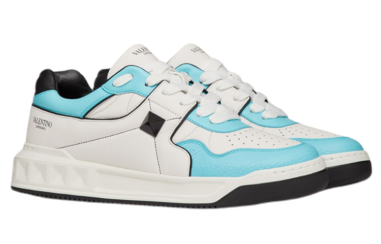 Valentino One Stud Low 'White Blue' 圖 3