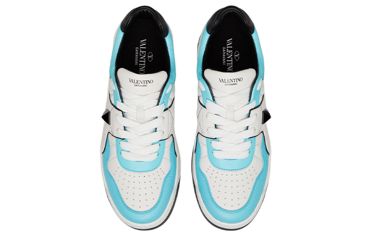Valentino One Stud Low 'White Blue' 圖 4