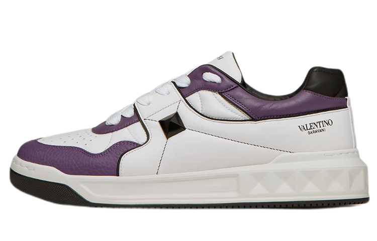 Valentino One Stud Low 'White Purple' XY2S0E71NWNZ32