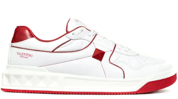 Order Valentino One Stud Low ''Bianco Rosso'' WY2S0E71-NWN-R81