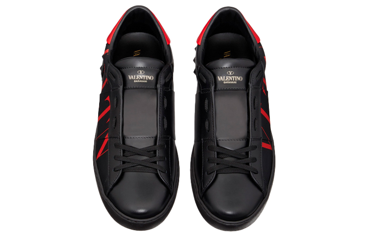 Buy ヴァレンティノ オープンVLTNプリント ブラック TY2S0830XZU0SM