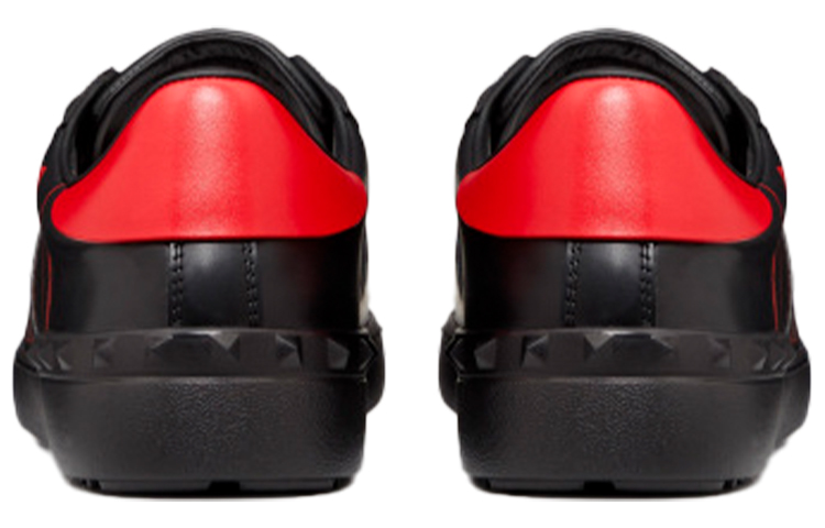 Shop ヴァレンティノ オープンVLTNプリント ブラック TY2S0830XZU0SM