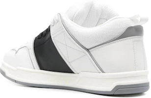 Purchase 華倫天奴 Open Skate 小牛皮時尚滑板鞋 白黑色