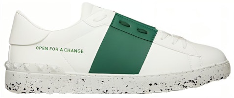 Valentino Open Sneaker 'Open For A Change - Putih Hijau' XY2S0830-PUD-M06 Order Valentino Open Sneaker 'Open For A Change - Putih Hijau' XY2S0830-PUD-M06