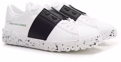 Shop Valentino Open Sneaker 'Open For A Change - White Black' XY2S0830-PUD-A01