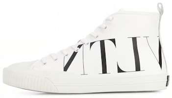 Valentino Open Sneaker High 'Logo Print - White' QY2S0B04-XMC-A01 Valentino Open Sneaker High 'Logo Print - White' QY2S0B04-XMC-A01