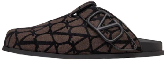 Valentino Open Toe Slide 'Brown Black' YS0H14SBTU02 Valentino Open Toe Slide 'Brown Black' YS0H14SBTU02