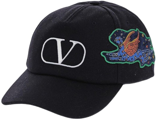 Valentino 刺繡印花棒球帽 黑色 XY2HDA10VVHNB4 Buy Valentino 刺繡印花棒球帽 黑色 XY2HDA10VVHNB4