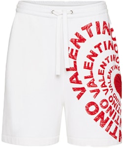 발렌티노 Qixi 한정판 FW21 하트 프린트 버뮤다 반바지 화이트. WV3MD03F7SCA33 Order 발렌티노 Qixi 한정판 FW21 하트 프린트 버뮤다 반바지 화이트. WV3MD03F7SCA33