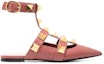 Shop Valentino Merah Kasut Sneaker Rata, Kasut Sneaker Rata Merah WS0BY5ZWMPVG