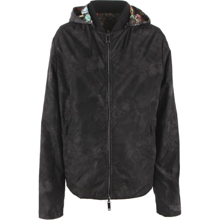 Valentino Reversible Butterfly Hoodie Jacket Black KV0CIPN02WE-K00