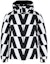 Order Chaqueta Reversible Valentino de Plumas para Hombre - Negro/Blanco. WV0CNA337WPT26