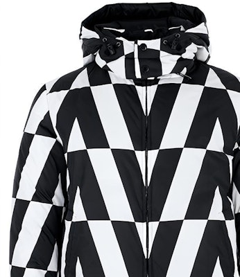 Chaqueta Reversible Valentino de Plumas para Hombre - Negro/Blanco. WV0CNA337WPT26 1