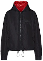 Valentino Reversible Nylon Hooded Jacket Black VV3CII7070U0NR Valentino Reversible Nylon Hooded Jacket Black VV3CII7070U0NR