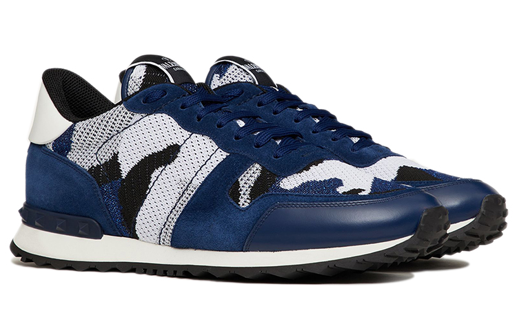 Shop 华伦天奴Rockrunner '蓝色迷彩' WY0S0723VCNDE3