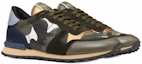 Lookbook 華倫天奴 Rockrunner 迷彩皮革運動鞋 軍綠色