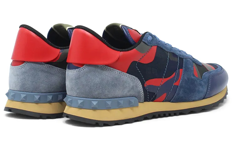 Shop 발렌티노 락러너 카모 블루레드 (Valentino Rockrunner Camo Blue Red) SY2S0723-TCC-PL4