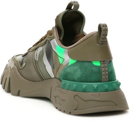 Valentino Rockrunner Camo Plus 'Military Neon Green' TY0S0C88-MHB-34K Lookbook Valentino Rockrunner Camo Plus 'Military Neon Green' TY0S0C88-MHB-34K