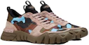 Lookbook 華倫天奴 Rockrunner Plus 迷彩運動鞋 棕色