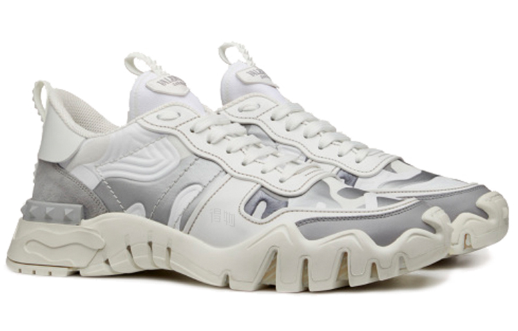 Lookbook Valentino Rockrunner Plus ''Camo - Wit Zilver'' TY0S0C88MHB-33W