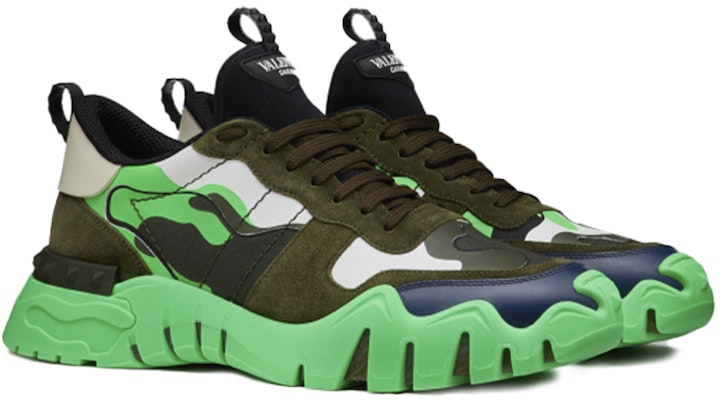 Valentino Rockrunner Plus 'Camuflaje Verde Fluorescente' UY2S0C88NPG55W Order Valentino Rockrunner Plus 'Camuflaje Verde Fluorescente' UY2S0C88NPG55W