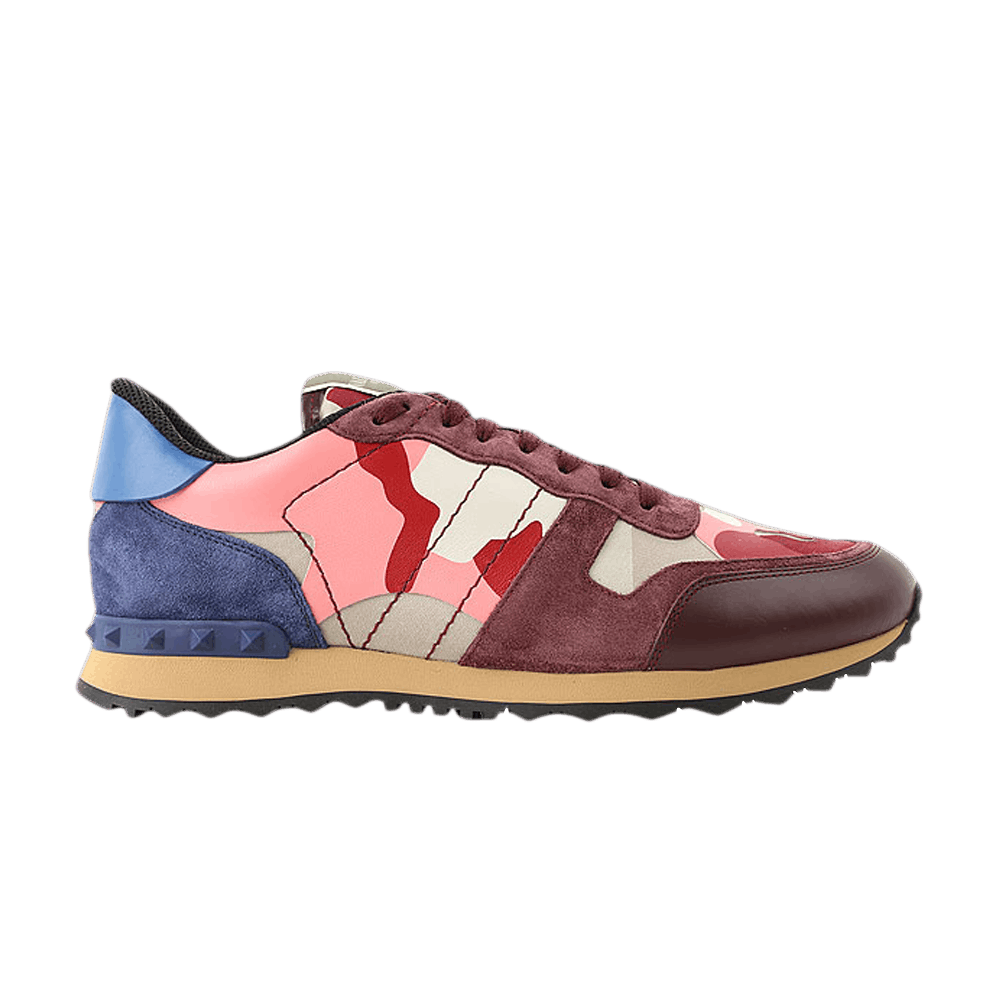 Valentino Rockrunner Rockstud Lace 'Prune Camo'