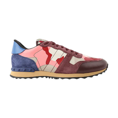 Valentino Rockrunner Rockstud Lace 'Prune Camo'