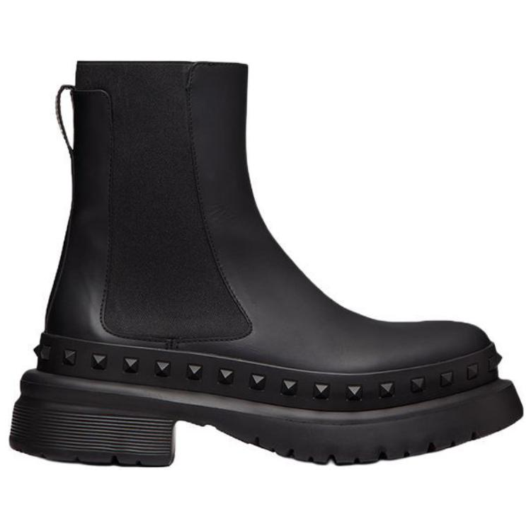 Order Valentino 经典铆钉M-Way黑色踝靴 3Y2S0H33-GZZ-0NO