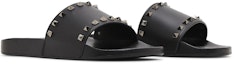 Cheap Valentino Rockstud Selipar Getah 'Hitam' XY2S0873JGC-0NO