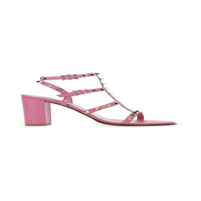 Valentino Rockstud Sandals 'Pink Leather'