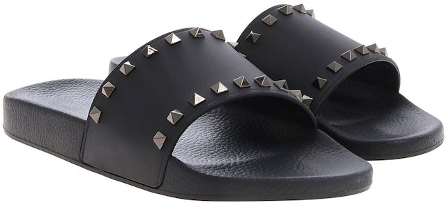 Valentino Rockstud Slide 'Hitam' WY0S0873JGC0NO Shop Valentino Rockstud Slide 'Hitam' WY0S0873JGC0NO