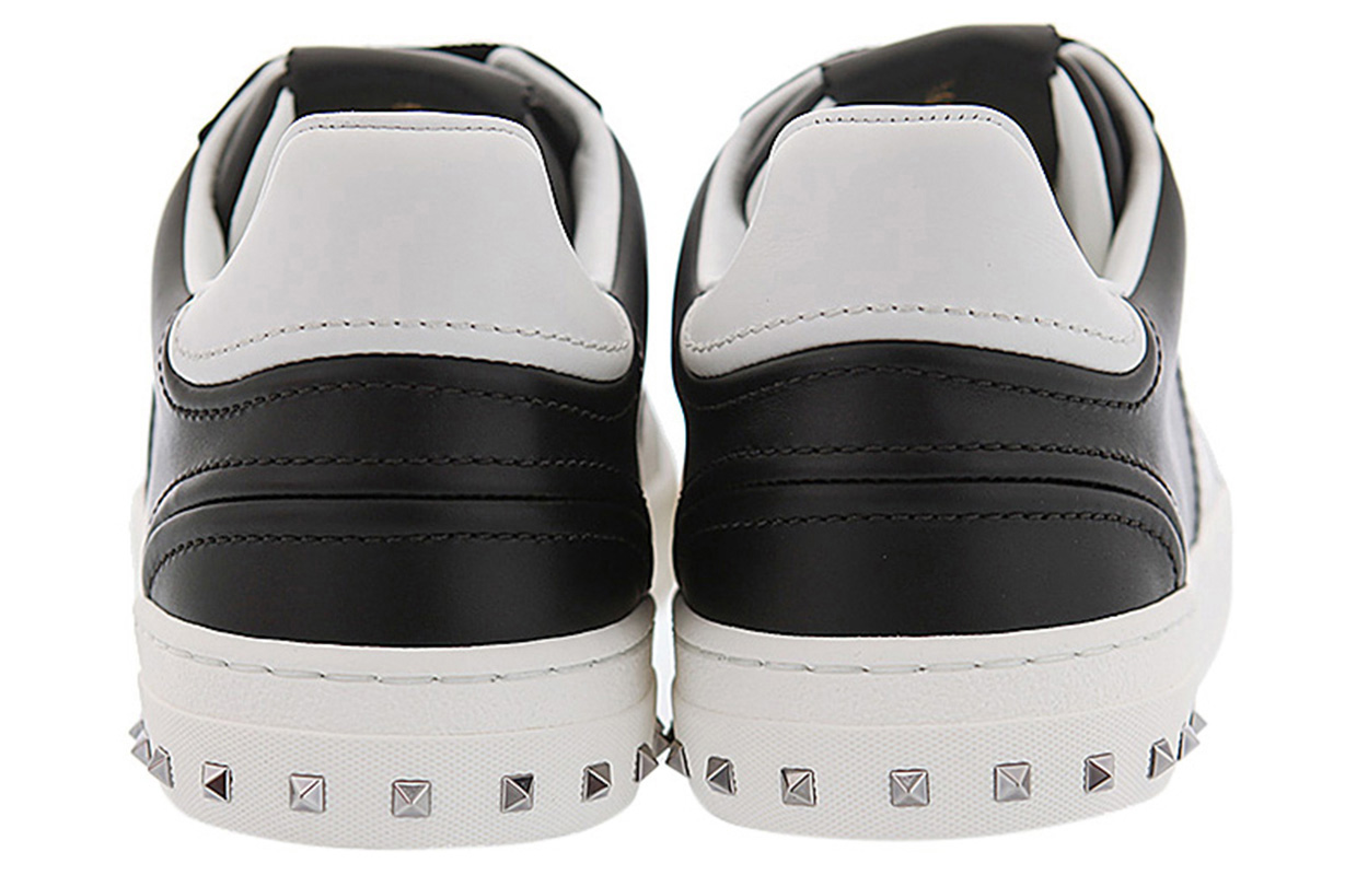 Valentino Rockstud Sneaker 'Black and White' 圖 5