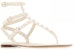 Valentino Rockstud T-Strap Selipar Rata 'Putih' VW0S0812YPXI16
