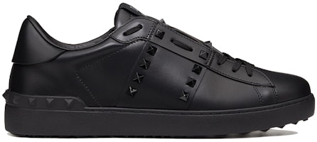 Valentino 華倫天奴 Rockstud Untitled 同色鉚釘 防滑耐磨 低筒休閒板鞋 黑色 Order Valentino 華倫天奴 Rockstud Untitled 同色鉚釘 防滑耐磨 低筒休閒板鞋 黑色