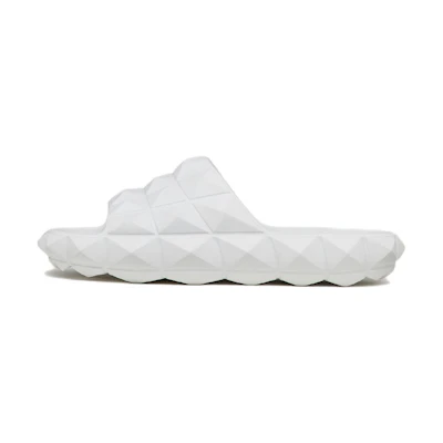 Valentino Roman Stud 'Turtle Rubber Sandal White'