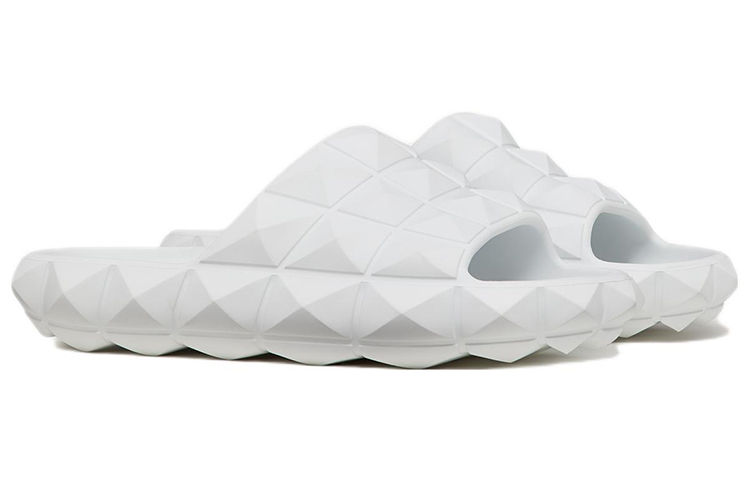 Valentino Roman Stud 'Turtle Rubber Sandal White' 圖 2