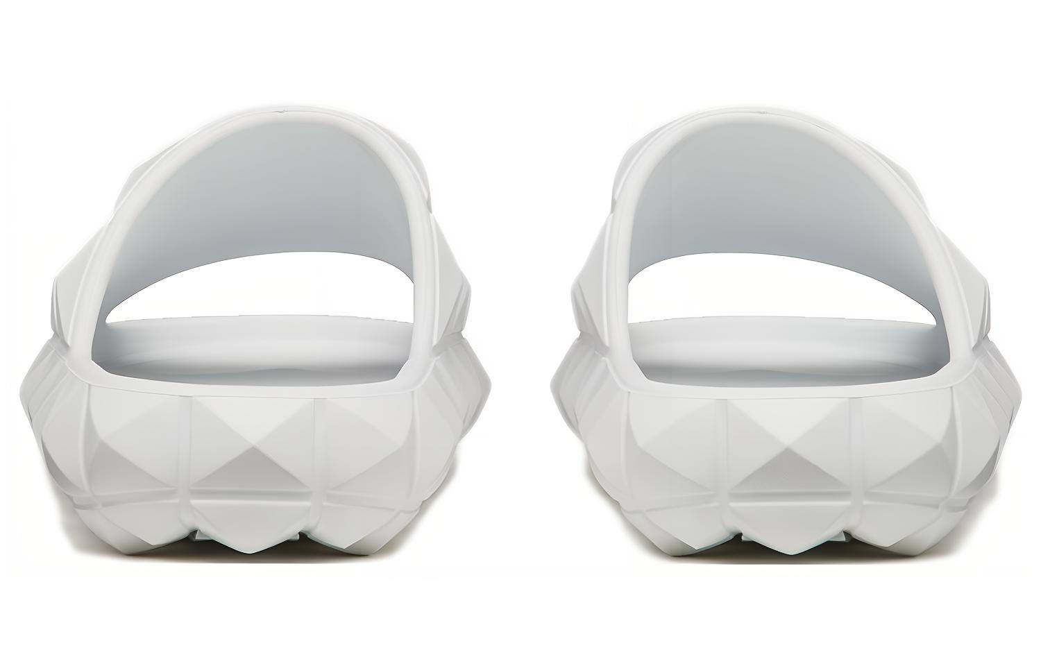 Valentino Roman Stud 'Turtle Rubber Sandal White' 圖 4