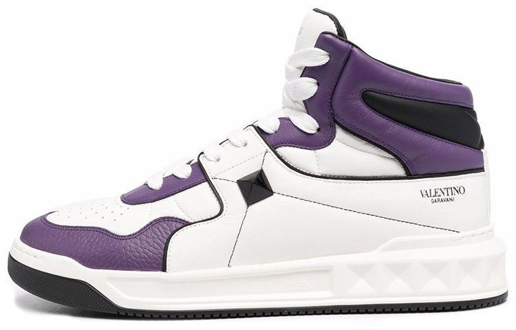 Valentino Roman Stud 'White Purple'