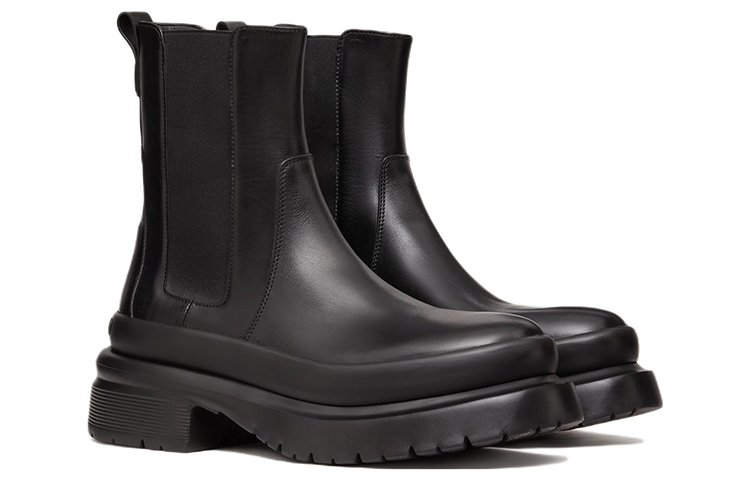 Valentino Roman Stud Chelsea Boot 'Black' 圖 3