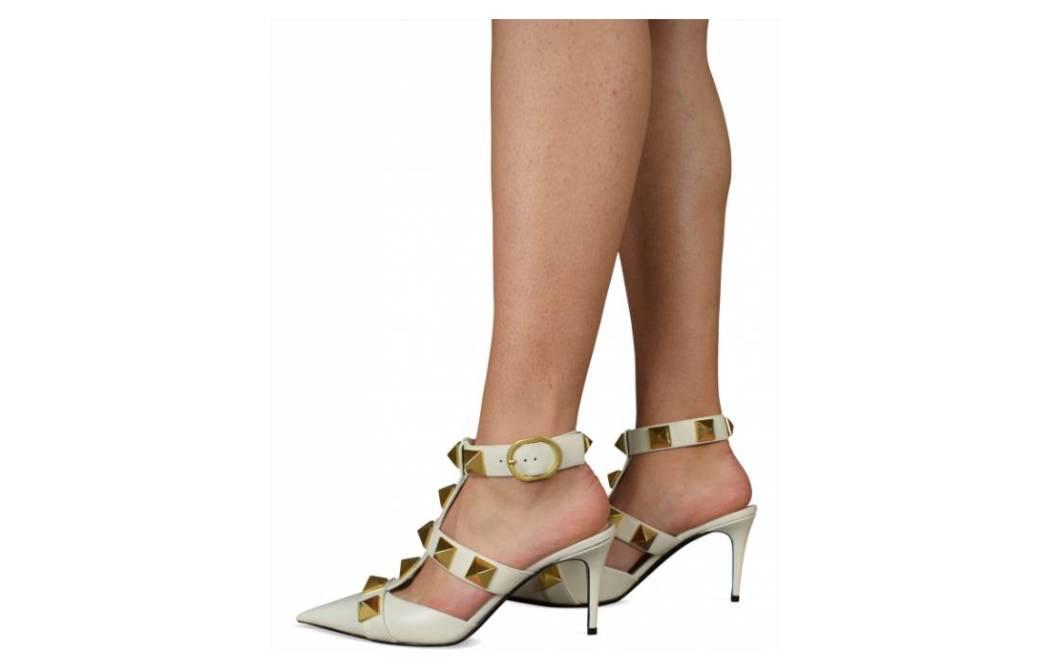 Valentino Roman Stud Pumps 'Blanc' WS0CB2ZWMBLANC8