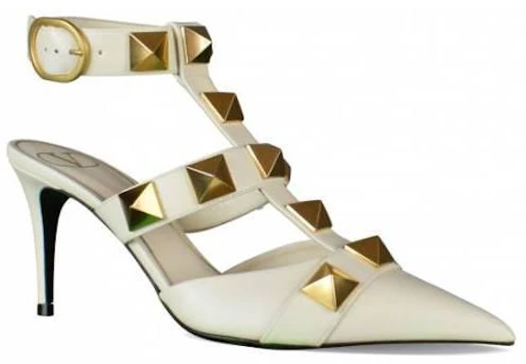 Valentino Roman Stud Pumps 'Putih' WS0CB2ZWMBLANC8 Order Valentino Roman Stud Pumps 'Putih' WS0CB2ZWMBLANC8