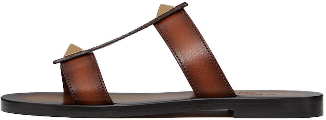 Valentino Roman Stud Sandal 'Brown' VY0S0E44UBI0MU Buy Valentino Roman Stud Sandal 'Brown' VY0S0E44UBI0MU